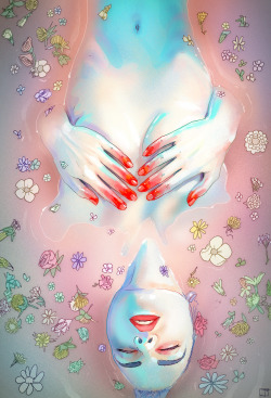 superphazed:  Print available here: http://superphazed.deviantart.com/art/Floral-Bath-2-588789790Model: