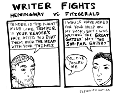 reparrishcomics:  Writer Fights #4 - By Popular