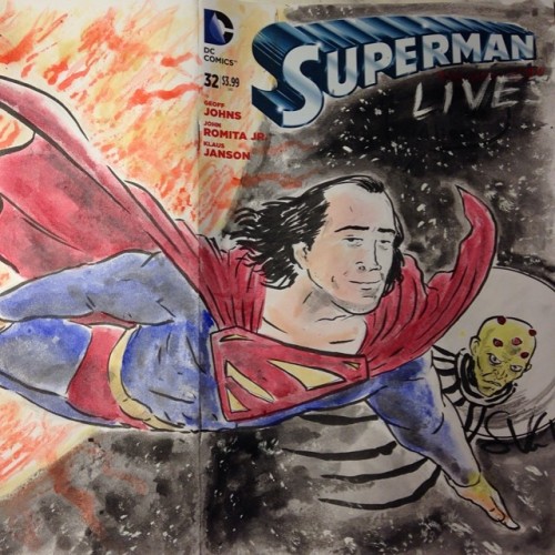 seanvongormanart:
“ Sketch: Nick Cage from Tim Burton’s Superman Lives #comics
”