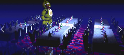 nutmeg-slushin:  markiplite:  Brightened pictures of Five Nights at Freddy’s.  OMG THEY DON’T LOOK AS SCARY NOW AND LOOKIT THE PIZZA PARLOR AND HOW COLORFUL IT IS <3 