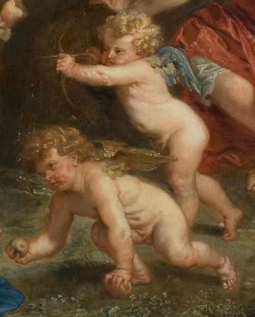  You OK there, baby? Detail: Worship of VenusPeter Paul Rubens1630s 