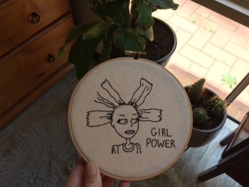 Cynthia doll, Rugrats Embroidery Hoop by @embroiderybyjessi (on Instagram/FB) Get it at etsy.com/au/