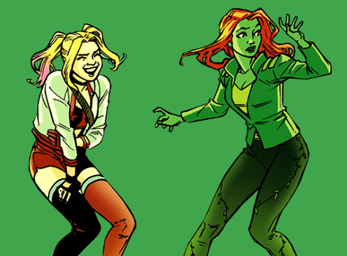 lgbtincomics:Harley &amp; Ivy in DC Love is a Battlefield