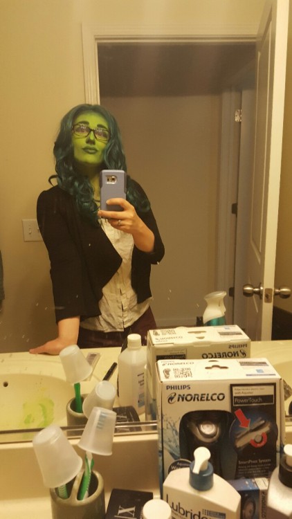 Getting my she hulk cosplay together for nycc.