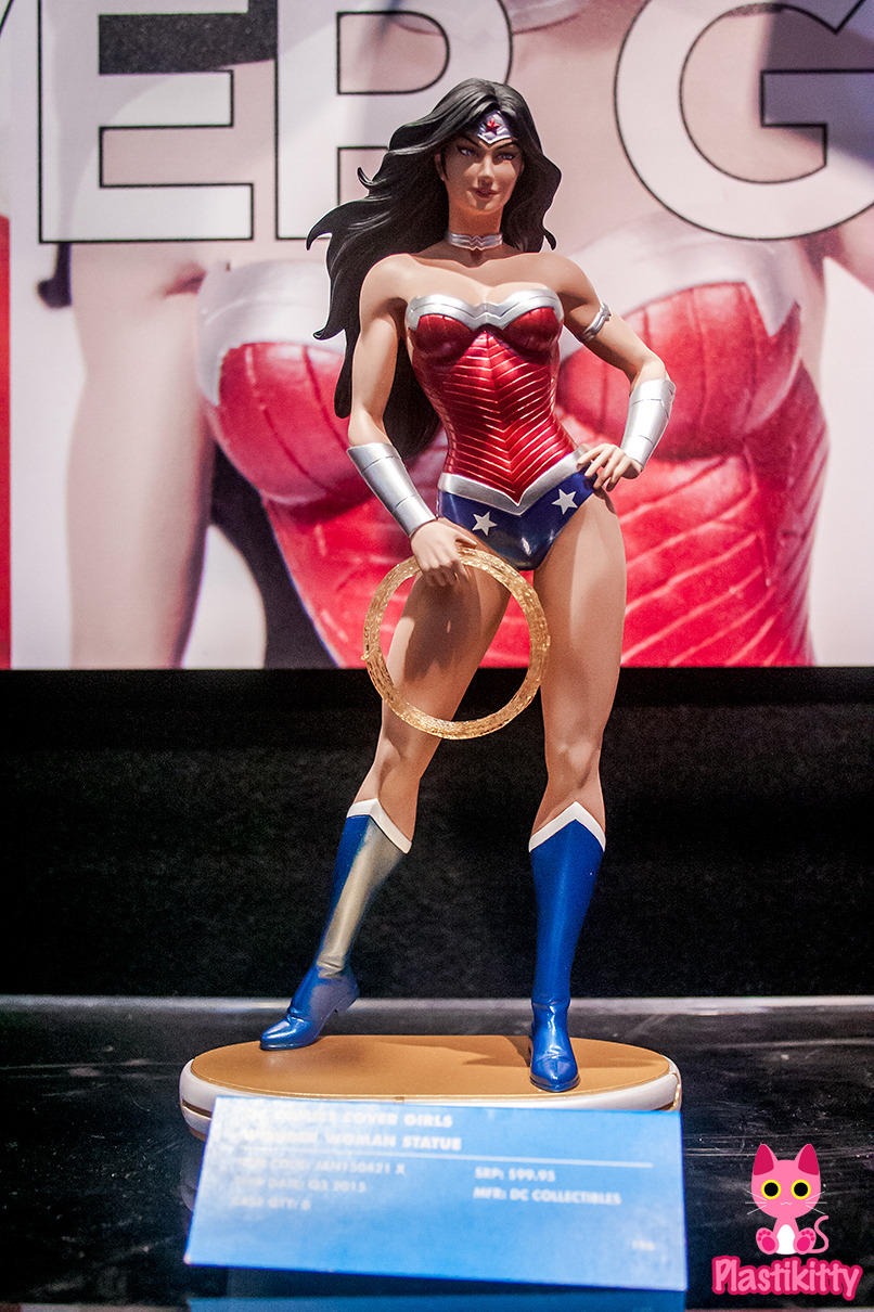 plastikitty:  Toy Fair 2015: DC Collectibles’ Covergirls StatuesAll three of these