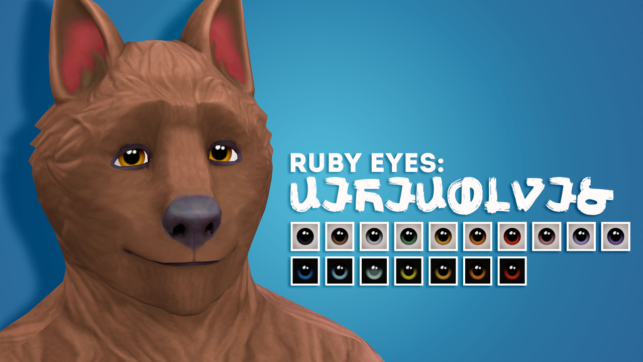 ruby eyes: werewolves add-oncupidjuice / llamaloaf’s ruby…
