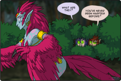 xuza: Original timeline intent was before she found out he was a secret!arakkoa, but really it could