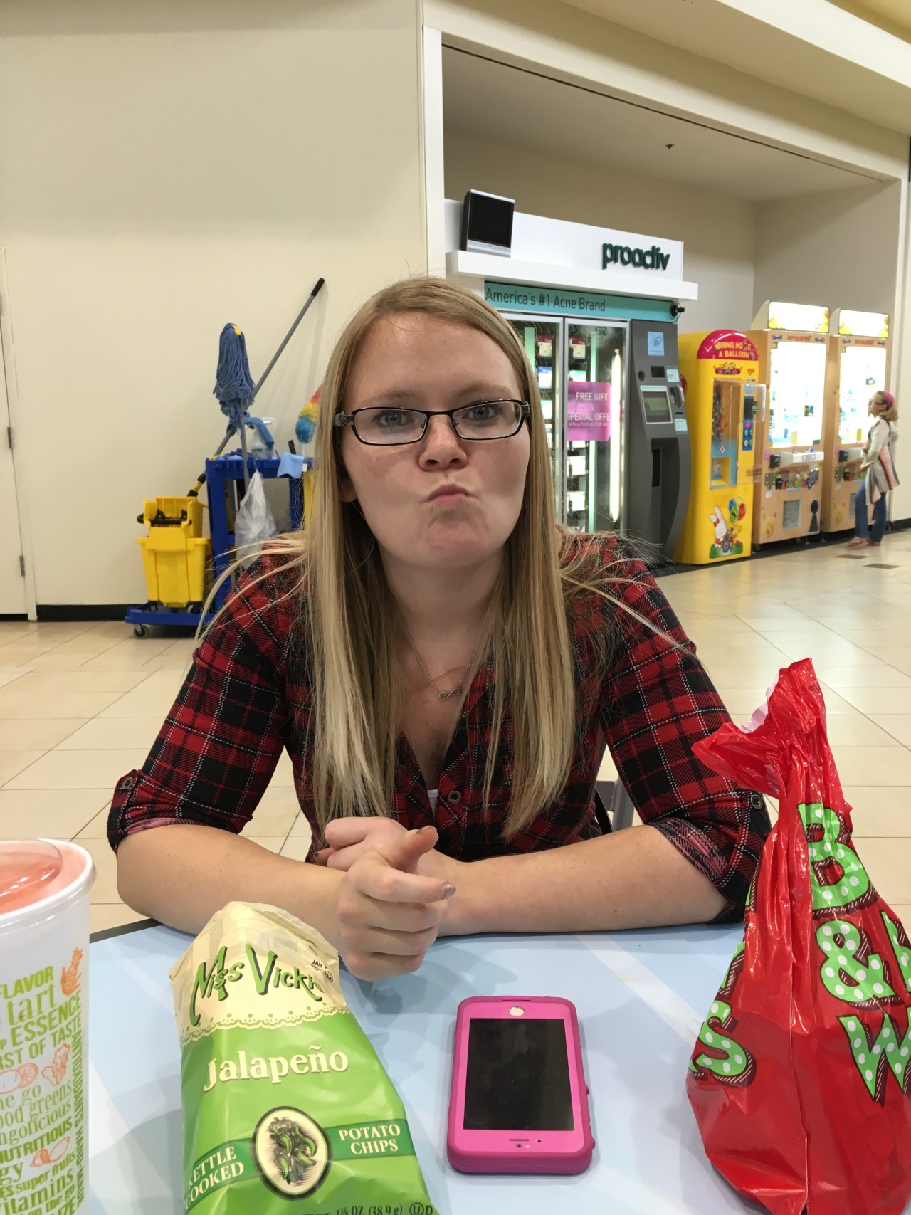 Mall shopping with my cousin