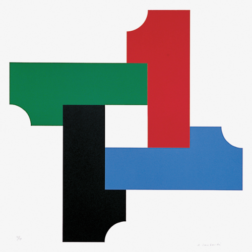 Anton Stankowski, Numbers, 1970s. More to see; Edition Domberger. The artwork was done as a project 