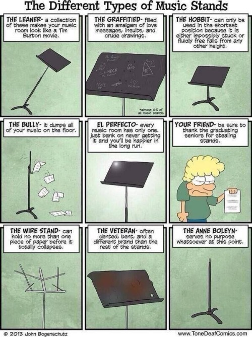 lumos5001: equestrianrepublican: 1-4victor-out: All musicians know. My mom had a wire stand and she 