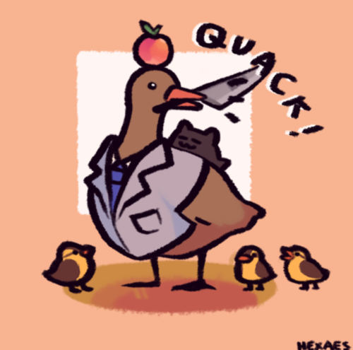 @saberprince-iv Be Warned: Its A Very Violent Duck.