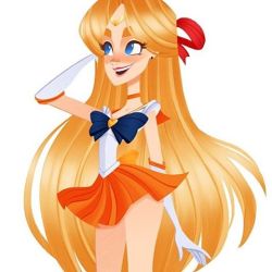 Lady Number 65 and Day 5 on my 7 day Art Challenge SAILOR VENUS