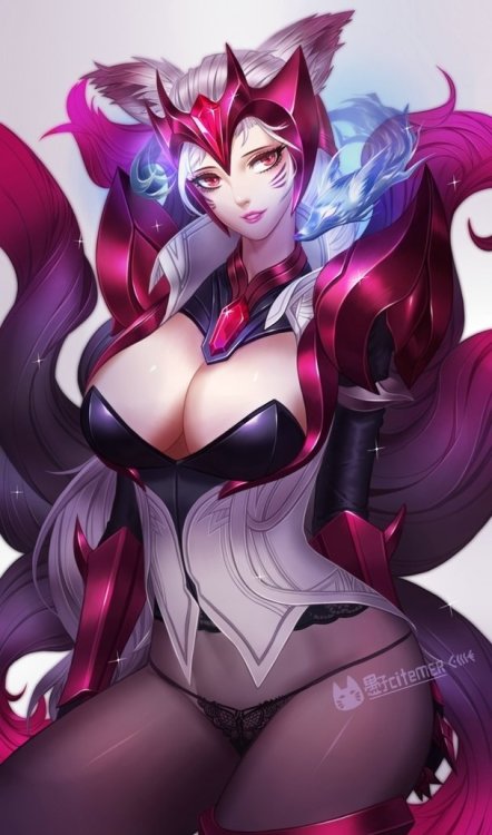 league-of-hentai1: Ahri Hentai