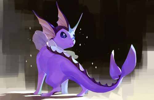 bluekomadori - shiny Vaporeon