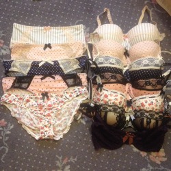 sex-and-all-that-shiz:  I bought a lot of cute underwear today