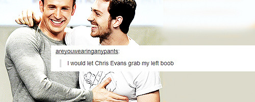 Sex winterthirst:  chris evans + left boob + pictures