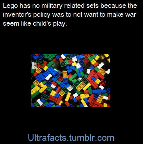 ultrafacts:  While there are sets which can be seen to have a military theme –