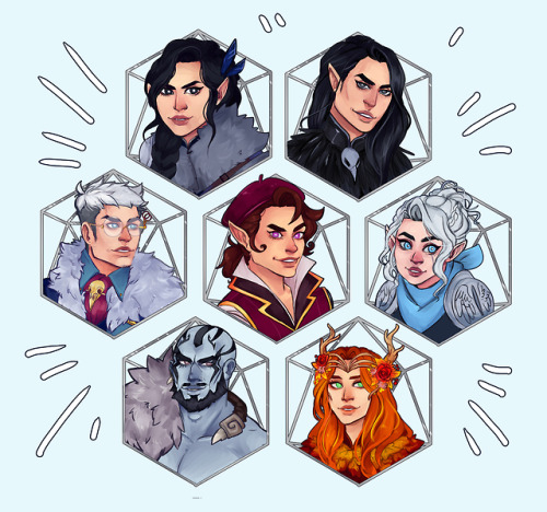 deckitout:VOX MACHINA CHARM SET!!I’ll have them for sakuracon! :)