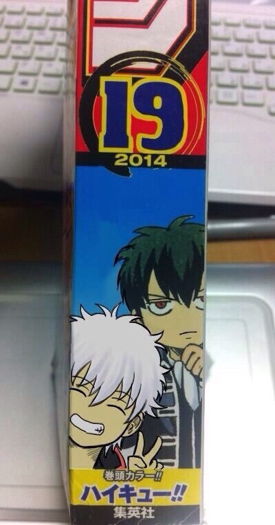 calcium-undulating:  HERE IT IS! Weekly Shounen Jump book spine 