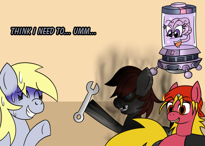 outofworkderpy:  Brainy: (Sigh) I lose so many good test subjects… Dynamo: Nah!