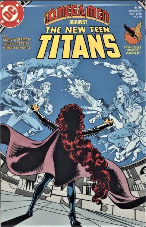 comicsqualityreviews: NEW TEEN TITANS #15-19, OMEGA MEN #34-35DECEMBER 1985 - APRIL 1986BY MARV WOLF