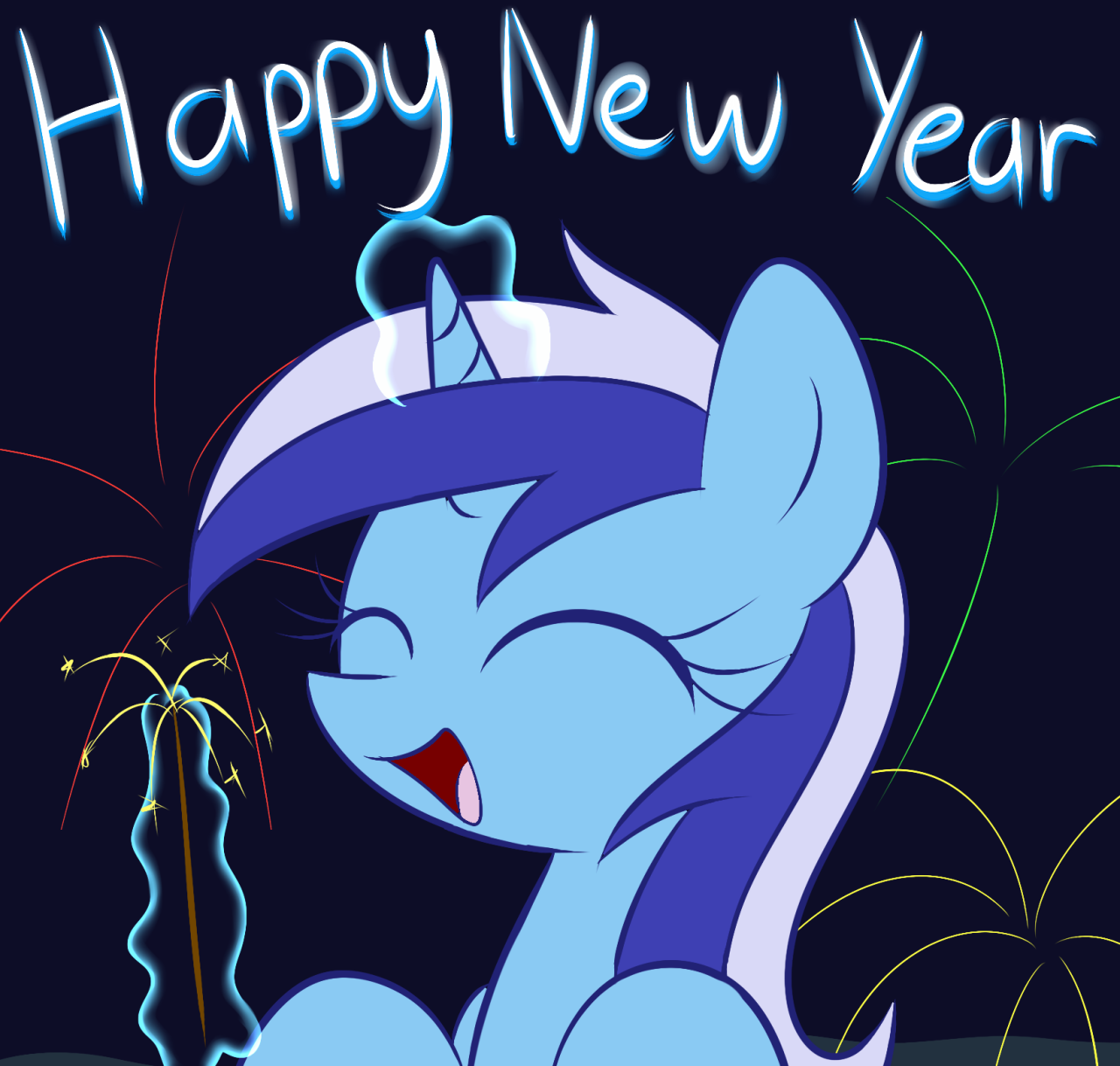 questioncolgatepony:  Happy New Year to all of you! Hope you guys had a great year