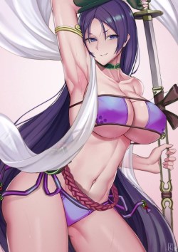 【二次】勇ましくてエッチな女戦士のエロ画像。 | 桃色虹画像 -二次元萌え画像エロ画像まとめ-