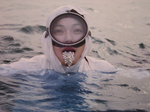 excessgraphite:  Film still from “Drawing Restraint 9” Matthew Barney and Bjork