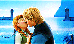 perfectlyanimated:Disney Screencap/Gif Challenge:↳ 10 Couples: Anna and Kristoff