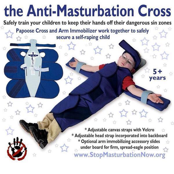 knowyourmeme:
“ Don’t worry, the anti-masturbation cross was a hoax.
”