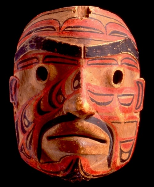 magictransistor:An assemblage of anthropomorphic masks created by Pacific Northwest Coast Indigenous