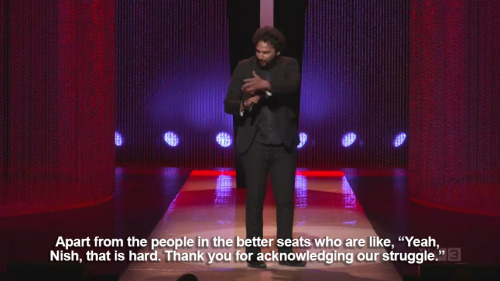 sandandglass:  Nish Kumar, NZ International Comedy Gala 2016 