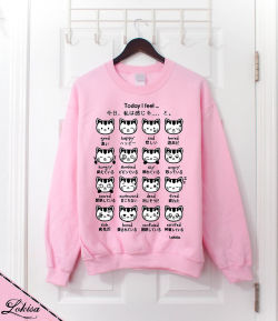 fuck-yeah-online-shopping:  Kitty Emoticon Sweatshirt (ฮ.99) 