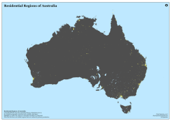 mapsontheweb:  Residential Regions of Australia.