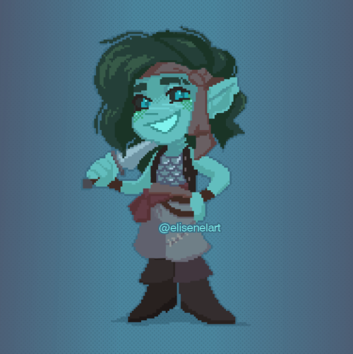 Finally got to make a pirate pc for a game! ✨