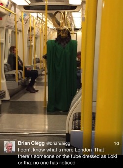 thatrand0mgirl:  disneyfreakingout:nooby-banana:hiddlememes:The Bifrost must be broken again.  A+ gif usage  Riding public transit to conventions be like