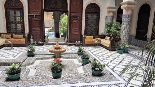 Moroccan courtyard