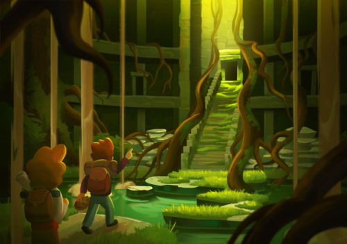 Very excited to share the full spread I painted for the @laytonzine a while back! Here’s Randall and