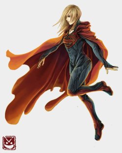 latanieredecyberwolf:  Supergirl Concept by Steven Syre (sXeven)  Wow!!!!!