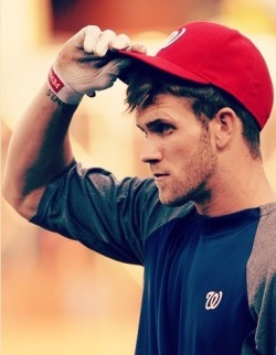  chadinsox:  Bryce Harper is so fine.   