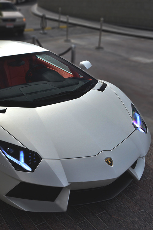 johnny-escobar:Matte White Aventador