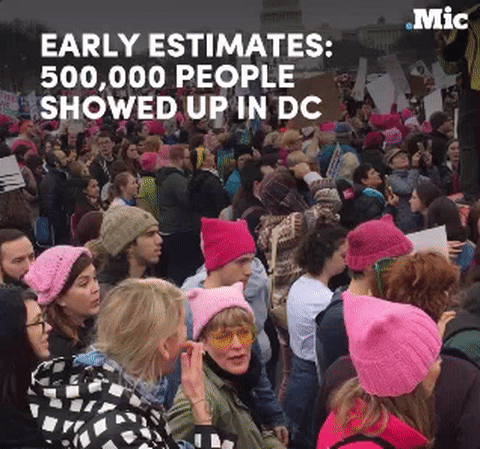 micdotcom:More people showed up for the Women’s March than inauguration