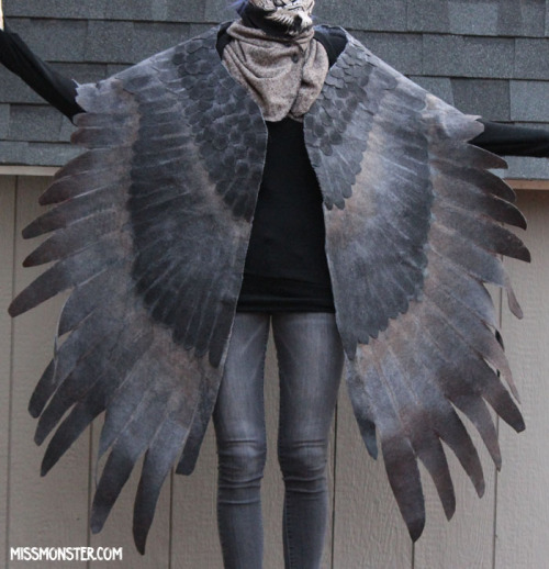 sartorialadventure:Winged shawls by Miss Monster/Melita Curphy