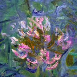 lonequixote:  Agapanthus (detail) by Claude Monet (via @lonequixote) 