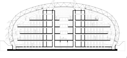 Norman Foster, Philological Library at Berlin Free University, 2001-2005. Foster + Partners. Pic Sou