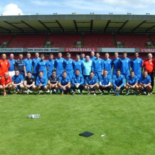 Linfield 2013/14 with me in the middle !!