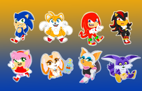 just-a-little-mistake:Gotta go fast to keep up with these kids!Sonic and friends charms available fo