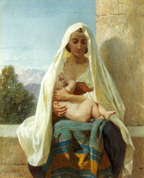 goodall, frederick - Mother and Child(Maternal Love)