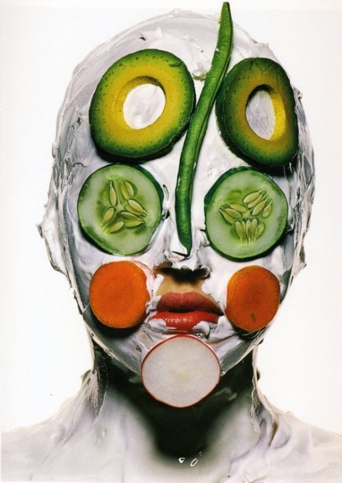 vodis:Vegetable Face shot by Irving Penn for Vogue US January 1996