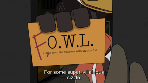 How to write a villain in denial. (from DuckTales)